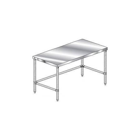 Aero Aero Manufacturing Workbench, 14 Ga. 304 Series Stainless, 60"Wx36"D 2TSX-3660